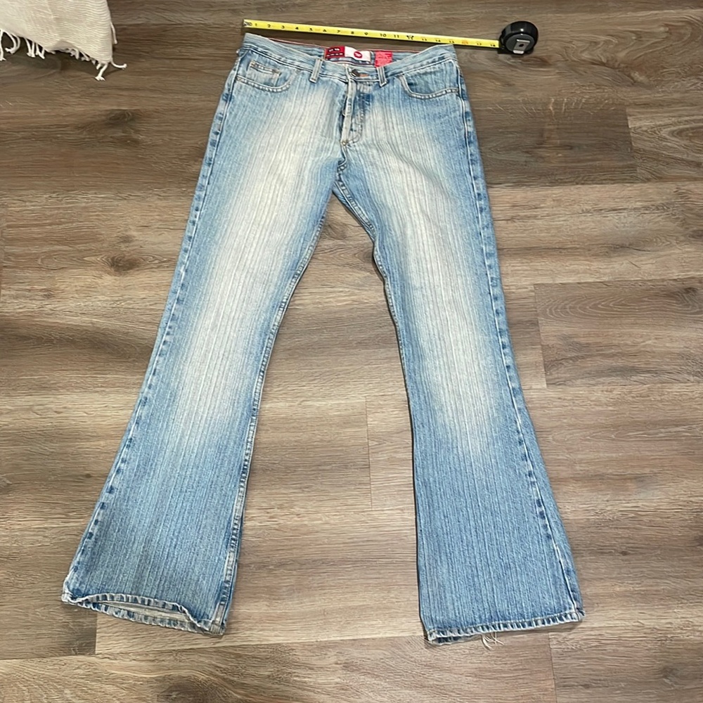 KOSIUKO low rise flare jeans